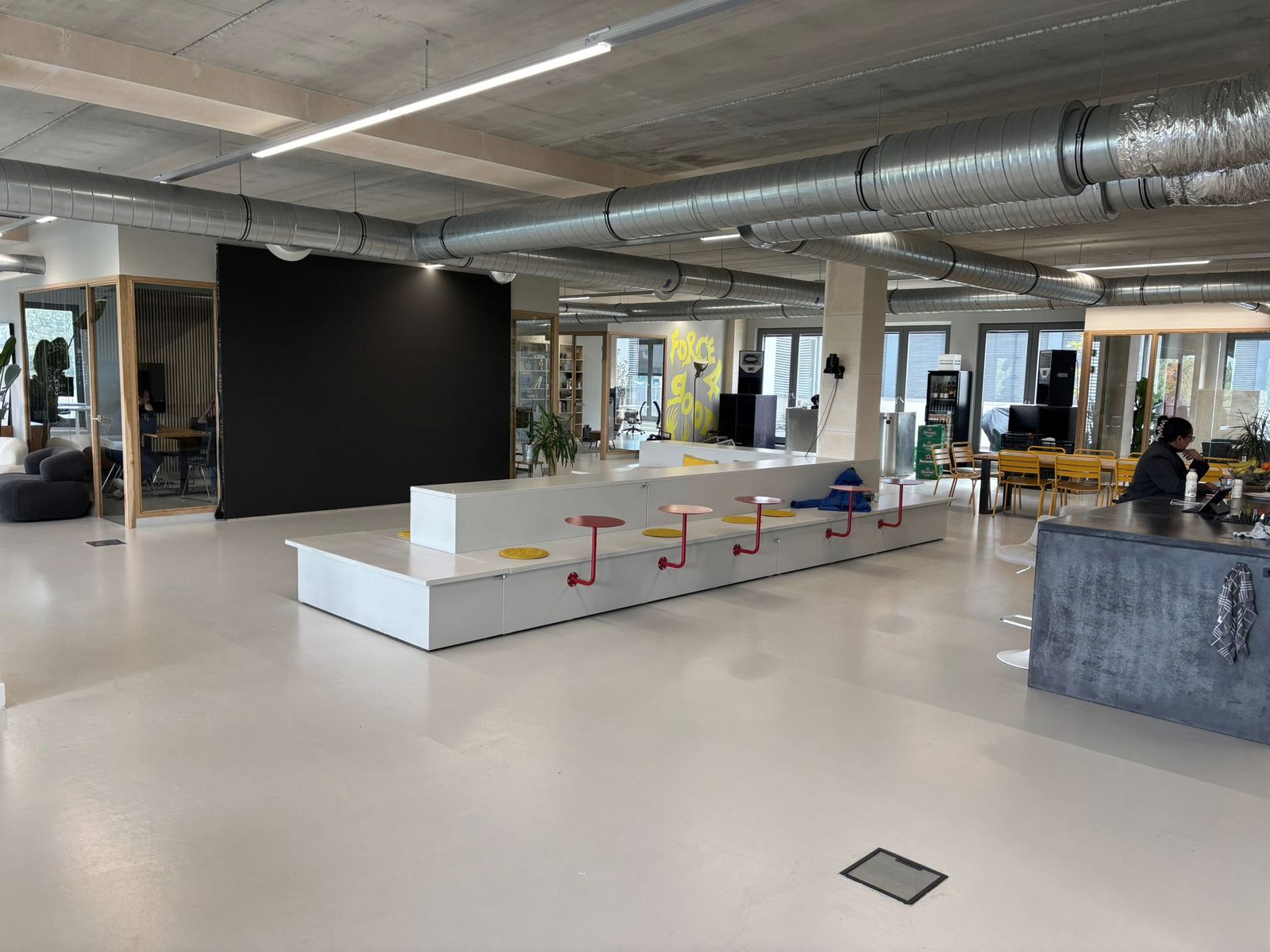 The Sprints & Sneakers office by day